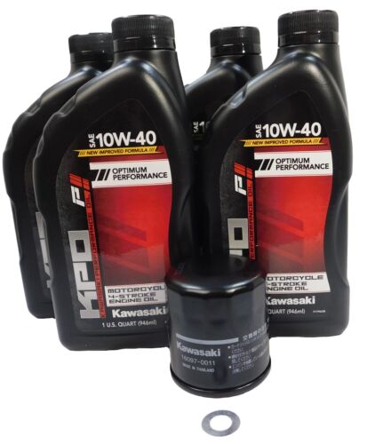2009 Kawasaki NINJA ZX-10R Full Synthetic Oil Change Kit 2009 Kawasaki NINJA ZX-10R Full Synthetic Oil Change Kit