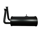  Exhaust Muffler 18091-1104