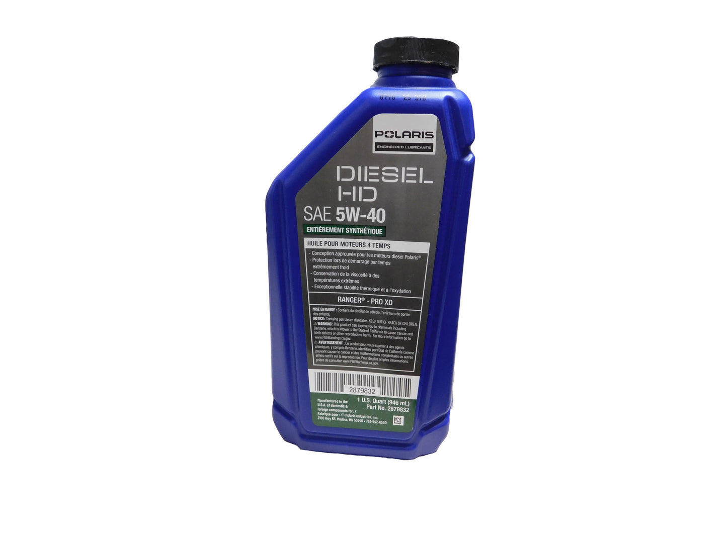 Polaris New OEM Diesel HD 4-Cycle Engine Oil 1 Qt  Diesel 2879832