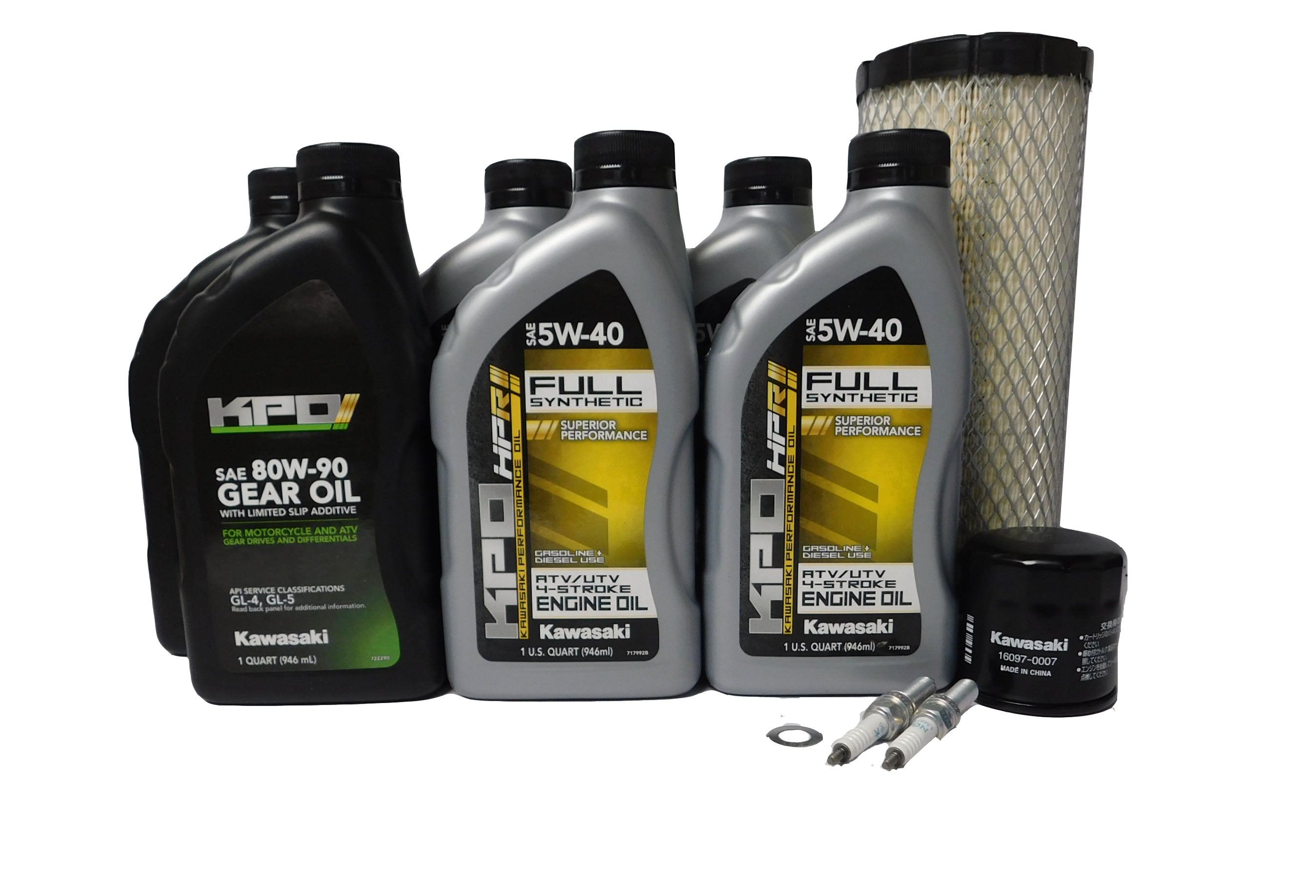 Kawasaki Mule SX Oil Change Kit 2005-2026 OEM 99974-0155 – Includes Oil, Filter, Gasket