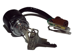 1969-1971 Honda CT70 OEM Ignition Key Switch With Harness Wiring 35100-098-672